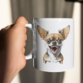 Taza De Café Mean Chihuahua | Perros divertidos