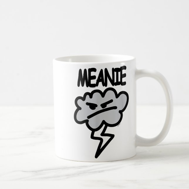 Taza De Café Meanie Cloud Lightning Funny  (Derecha)