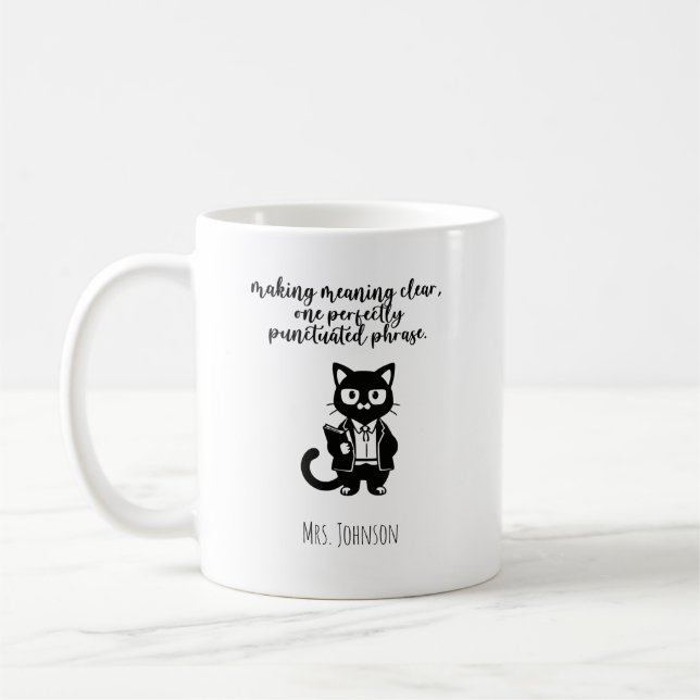 Taza De Café Meaning Clear Perfectly Punctuated Phrase Grammar (Izquierda)