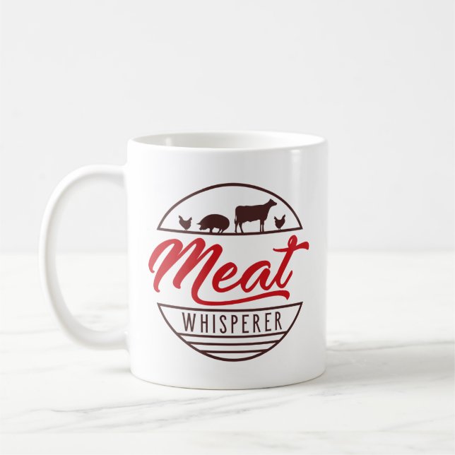 Taza De Café Meat Whisperer (Izquierda)