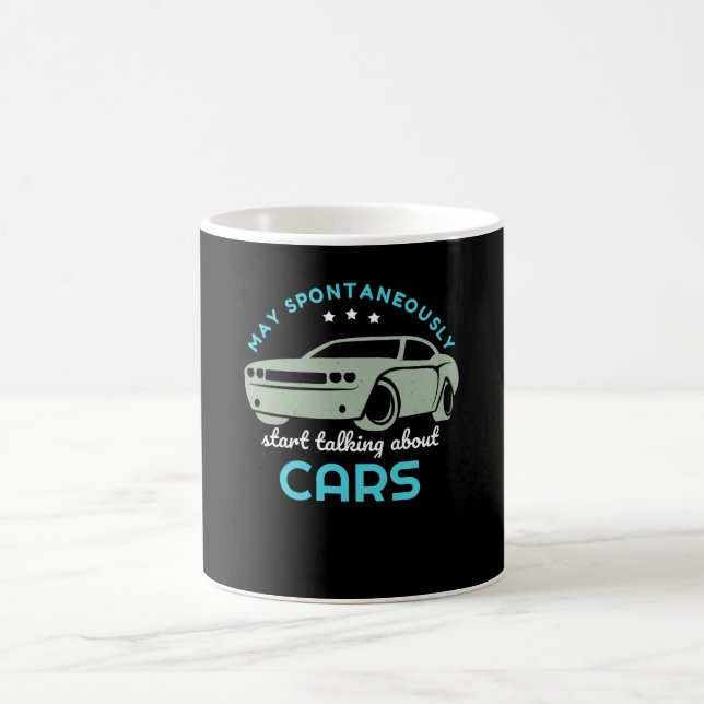 Taza De Café Mecánica de los amantes del automóvil hablando de  (Centro)