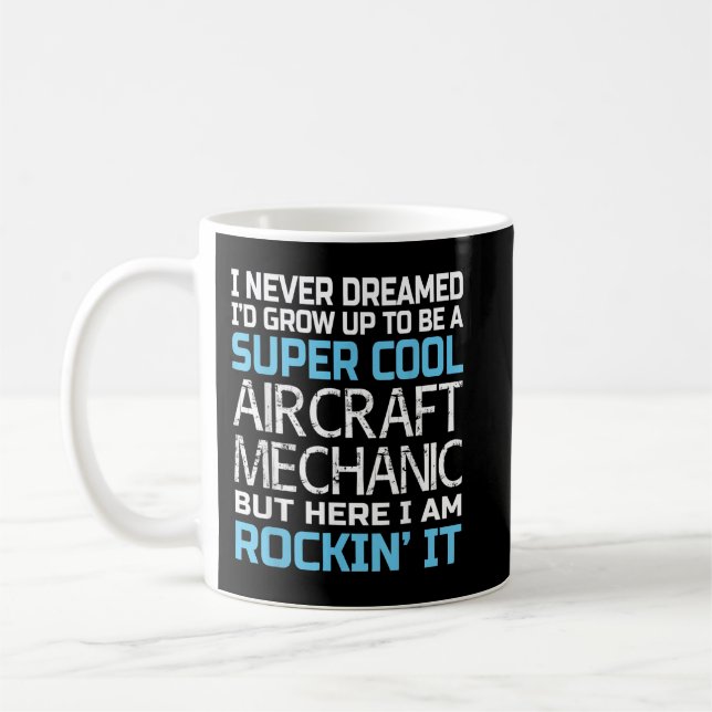 Taza De Café Mecánico de aeronaves (Izquierda)