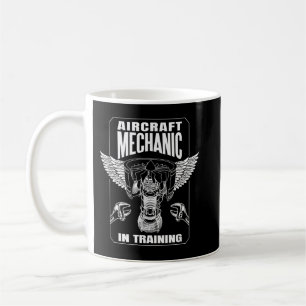 Taza De Café Mecánico de aeronaves en entrenamiento