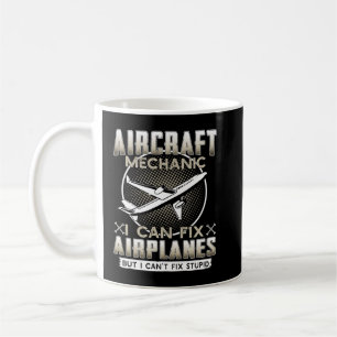 Taza De Café Mecánico de Aeronaves I Puedo Arreglar Aviones Per