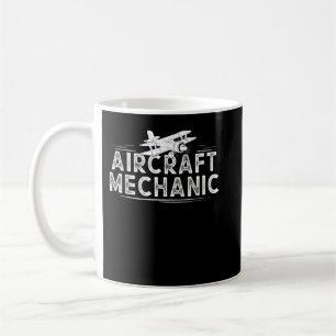 Taza De Café Mecánico de Aeronaves Mecánico de Aviones Repuesto