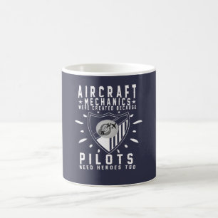 Taza De Café Mecánico de aviones