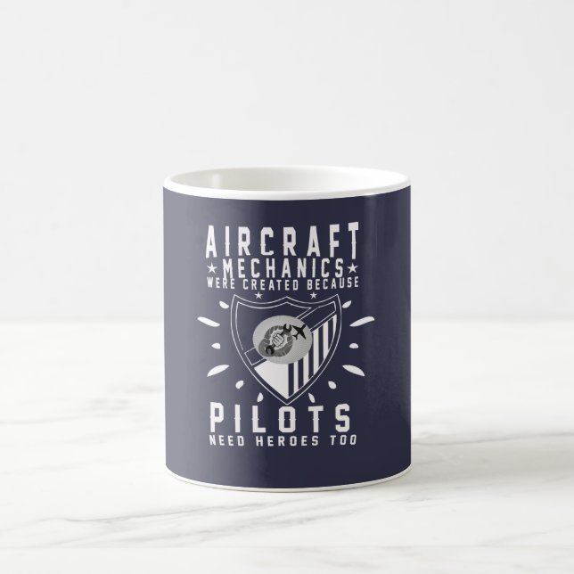 Taza De Café Mecánico de aviones (Centro)