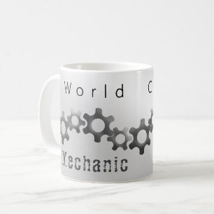 Taza De Café Mecánico de Clase Mundial Metálico