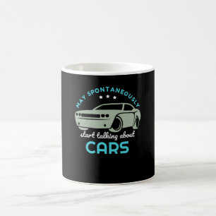 Taza De Café Mecánico de los vagones hablando de autos