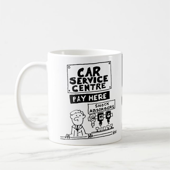 Taza De Café Mecánico del Centro de Servicio de Coches Shock Ab (Izquierda)