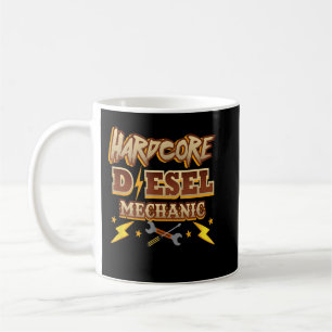 Taza De Café Mecánico Diesel de Corazón Duro