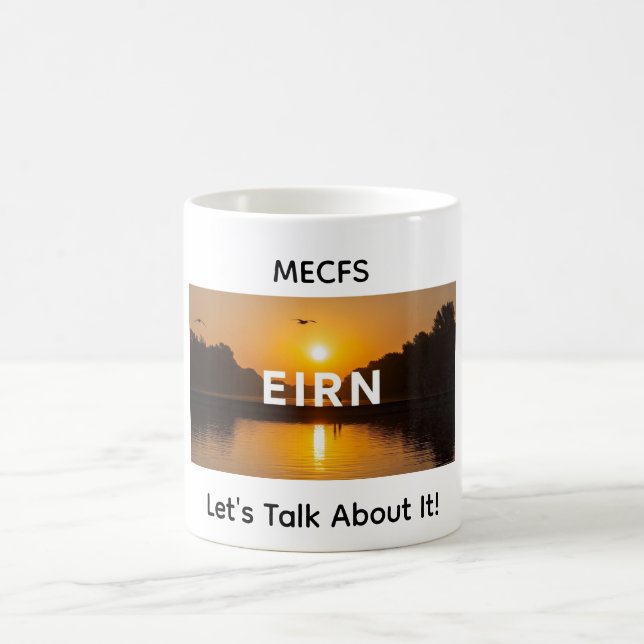 Taza De Café MECFS Let's Talk About It! (Centro)