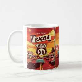 Taza De Café mecha del festival texas route 66
