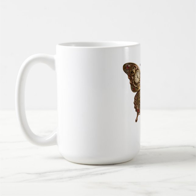 Taza De Café Mechanical Beauty in Flight (Izquierda)