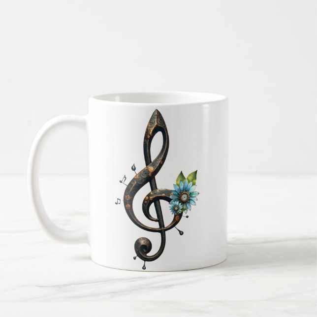 Taza De Café Mechanical  clef  (Izquierda)