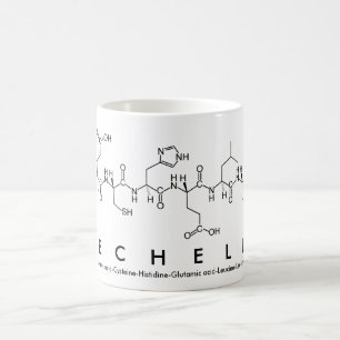 Taza De Café Mechelle peptide nombre mug