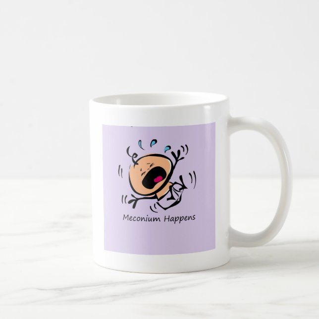 Taza De Café Meconium sucede (Derecha)