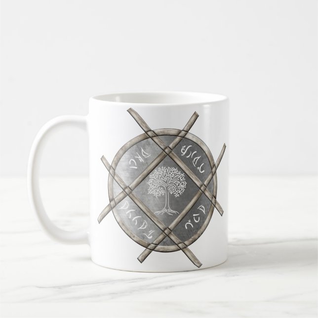 Taza De Café Médaillon argenté symbolique (Izquierda)