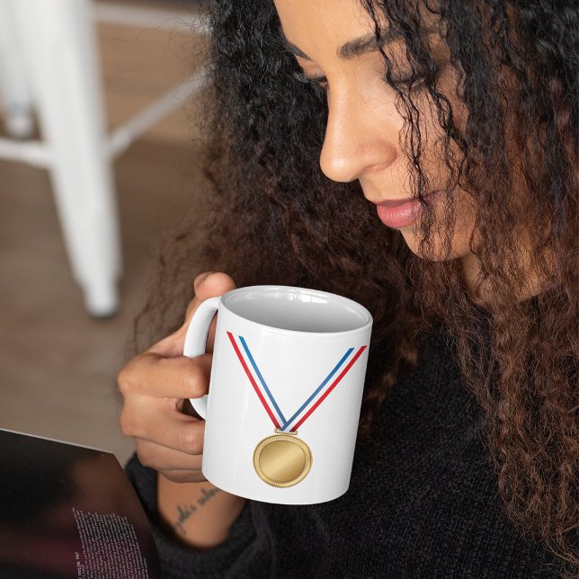 Taza De Café Medalla De Oro En Una Cinta (Subido por el creador)