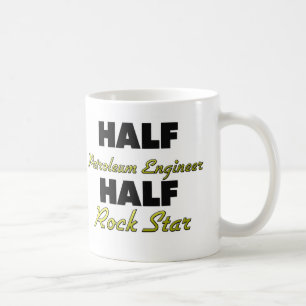 Taza De Café Media estrella del rock del medio ingeniero del