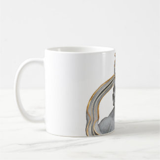 Taza De Café Media Face Mug