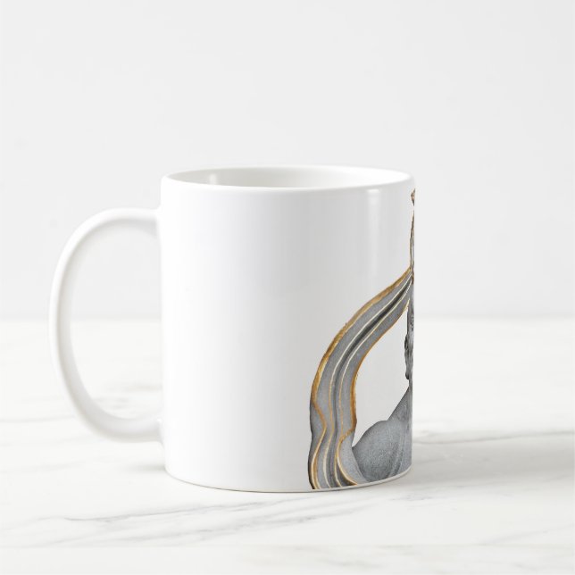 Taza De Café Media Face Mug (Izquierda)