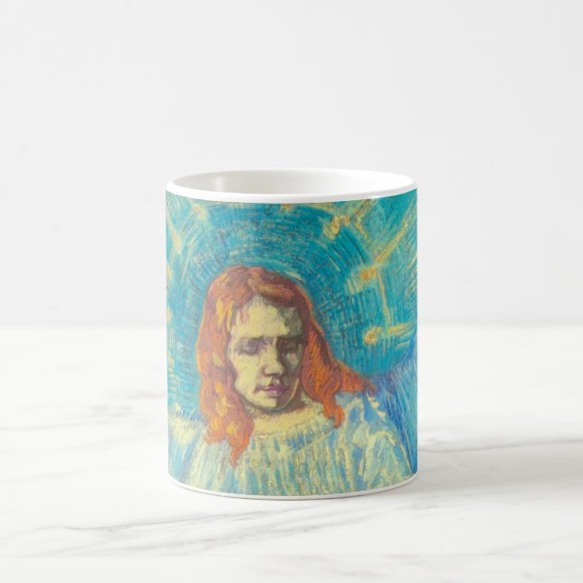 Taza De Café Media figura de un ángel de Vincent van Gogh (Centro)
