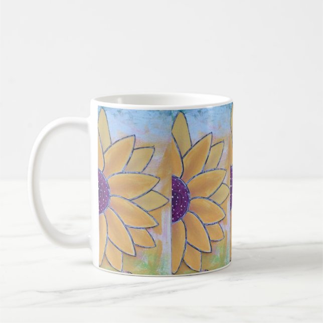 Taza De Café Media Flor (Izquierda)