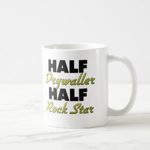 Taza De Café Media media estrella del rock de Drywaller