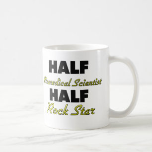 Taza De Café Media media estrella del rock del científico