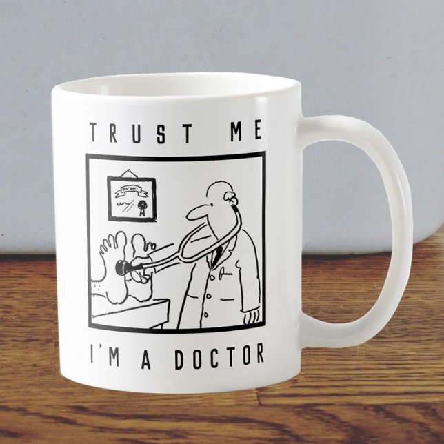 Taza De Café Médica con pies de comprobación de estetioscopio (Subido por el creador)