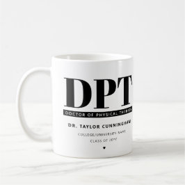 Taza De Café Médica de DPT moderno personalizado de la terapia 
