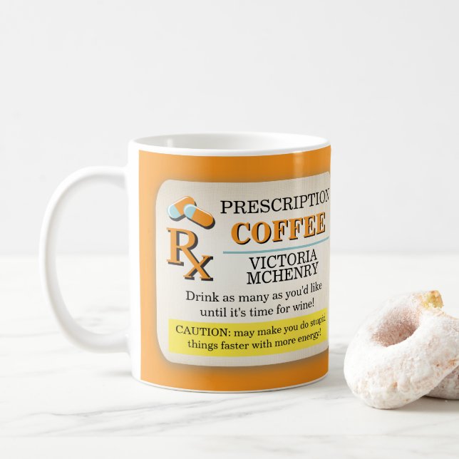 Taza De Café Médica de enfermería (Con donut)