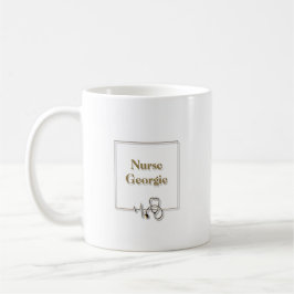 Taza De Café Médica de Enfermería Médica Stethoscope