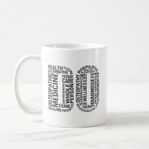 Taza De Café Médica de Medicina Osteopática DO Osteopatía