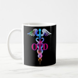 Taza De Café Médica De Terapia Ocupacional Otd Caduceus Gradua