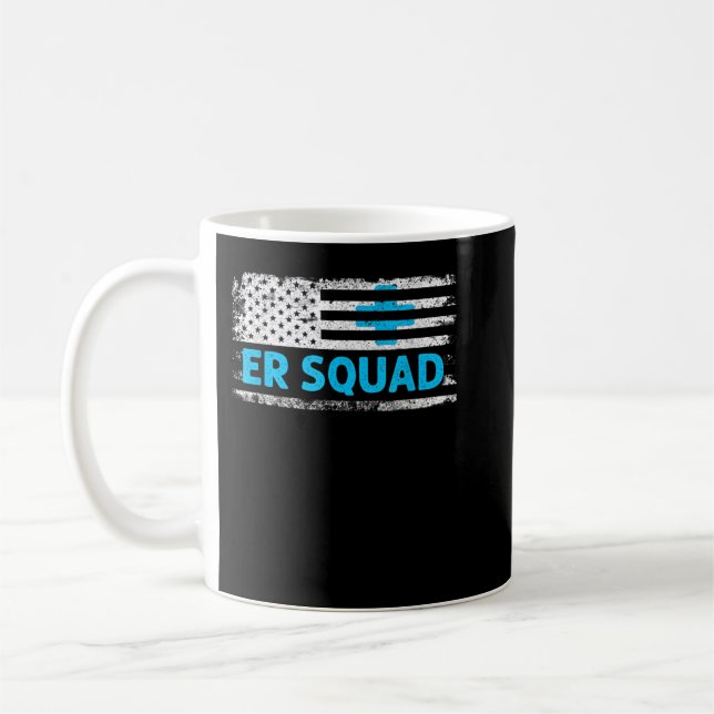 Taza De Café Médica del hospital médico Sala de emergencias ER  (Izquierda)