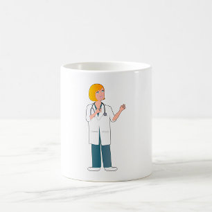 Taza De Café Médica femenina