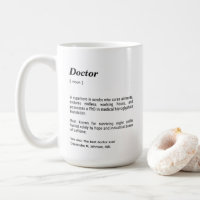 Médica Funny Dictionary Definition Personalizado