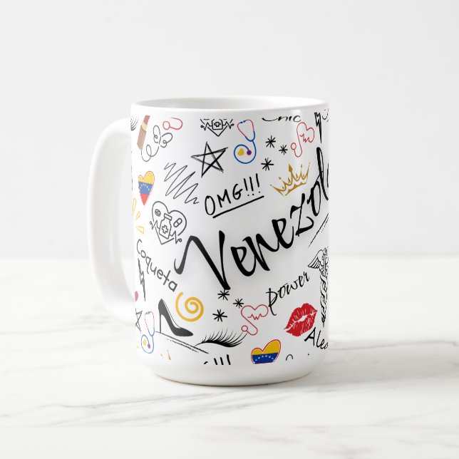 Taza De Café Médica General Venezolana | Orgullo Profesional ve (Anverso izquierdo)