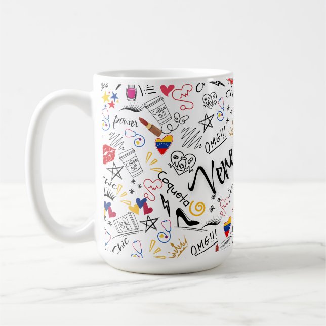 Taza De Café Médica General Venezolana | Orgullo Profesional ve (Izquierda)