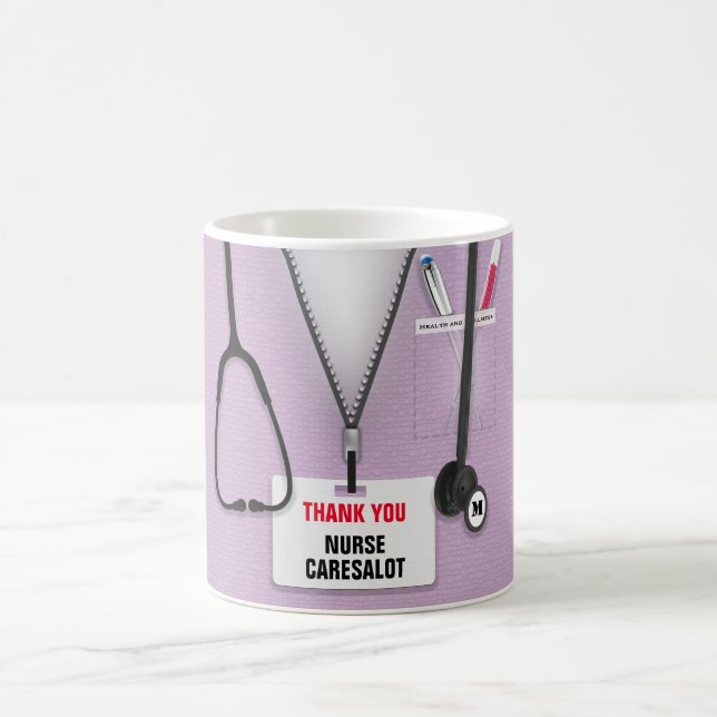 Taza De Café Médica médico, enfermera o cuidador (Centro)
