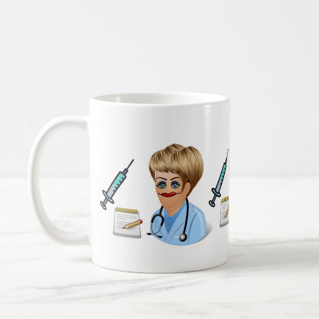 Taza De Café Médica Mug (Izquierda)