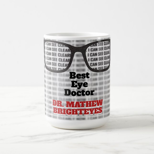 Taza De Café Médica ocular Optometrist (Centro)