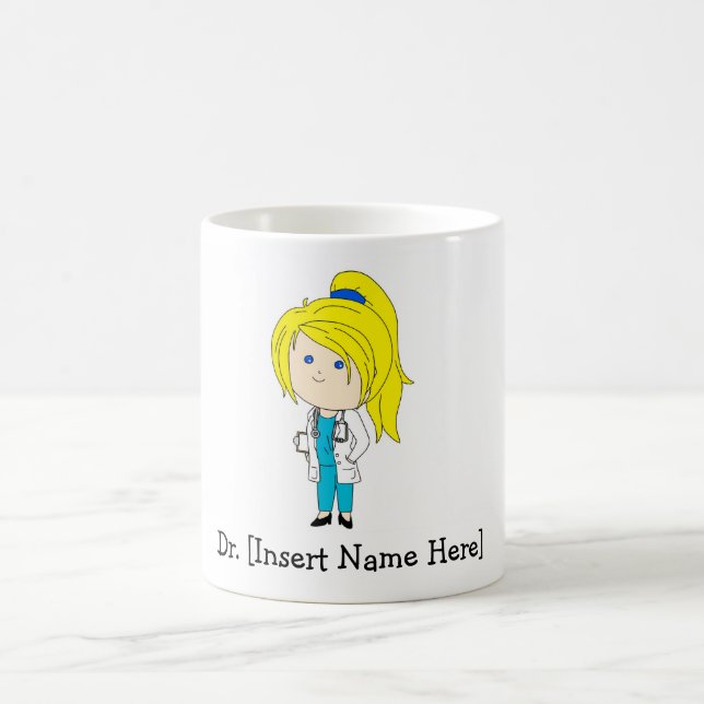 Taza De Café Médica personalizada - café moreno Mu (Centro)