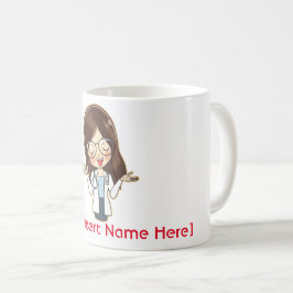 Taza De Café Médica personalizada, soy médica