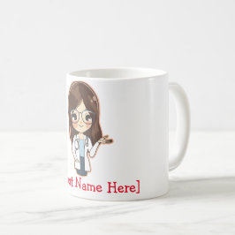 Taza De Café Médica personalizada, soy médica