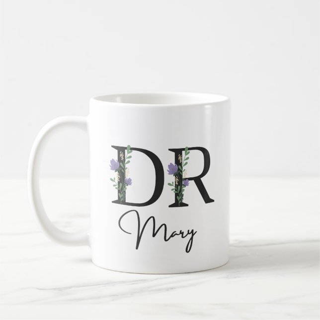 Taza De Café MÉDICA PERSONALIZADO, Médica Graduación (Izquierda)