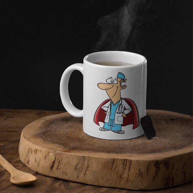 Taza De Café Médica superhéroe Coffee Mug (Subido por el creador)