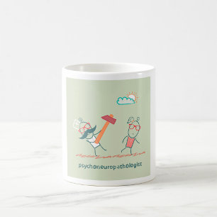 Taza De Café Médica Y Paciente Psiconeuropatólogo